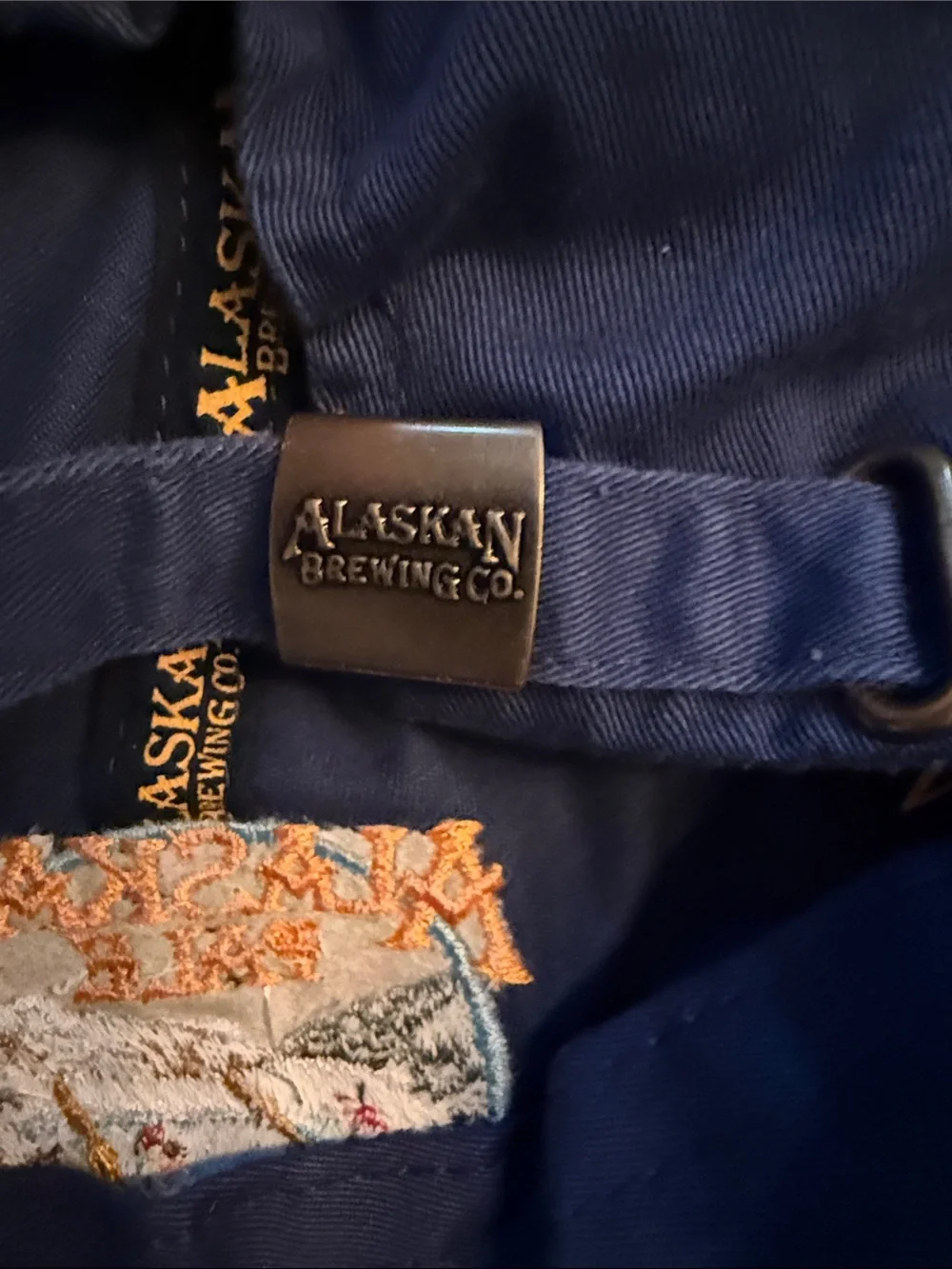 Alaskan Pale Beer Embroidered Navy Baseball Cap